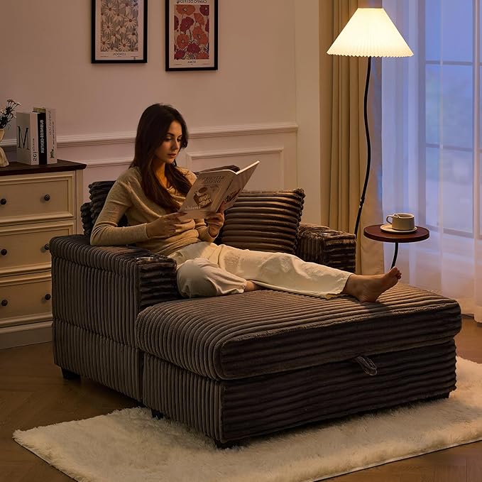ONBRILL Corduroy Oversized Chair - Image 6
