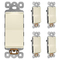 LIDER Minimalist Design Matte Finish Lighted Decorator Switch, Frameless Paddle by LIDER