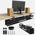 No Drill Under Desk Cable Management Tray, Nonkky Cable Management Under Desk by NONKKY