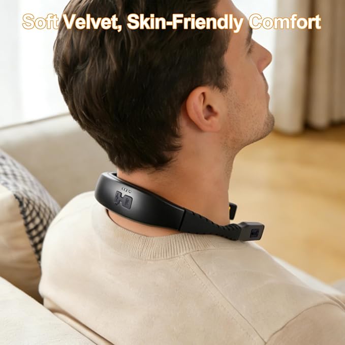 Rechargeable Neck Light with Dual-Sided LED, 1200mAh Battery, Large Velvet Neck - Image 4