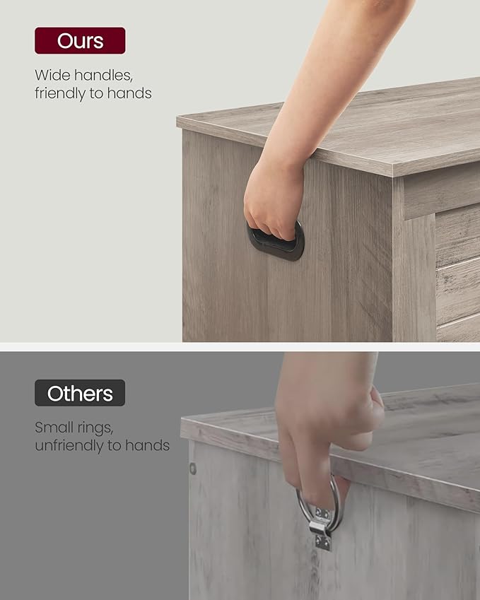 VASAGLE Storage Chest, Storage Bench - Image 9