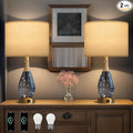 OYEARS 23" Table Lamps for Living Room Set of 2 Bedside Lamps for Night Stands by OYEARS
