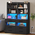 VIAGDO Tall Nightstand Set of 2 by VIAGDO
