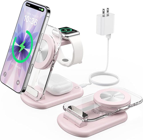3 in 1 Magnetic Wireless Charging Station by Mukiya