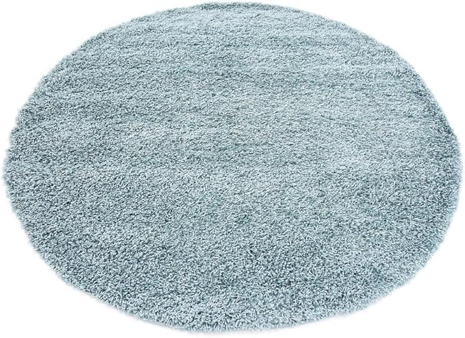 Unique Loom Solid Shag Collection Area Rug - Image 3