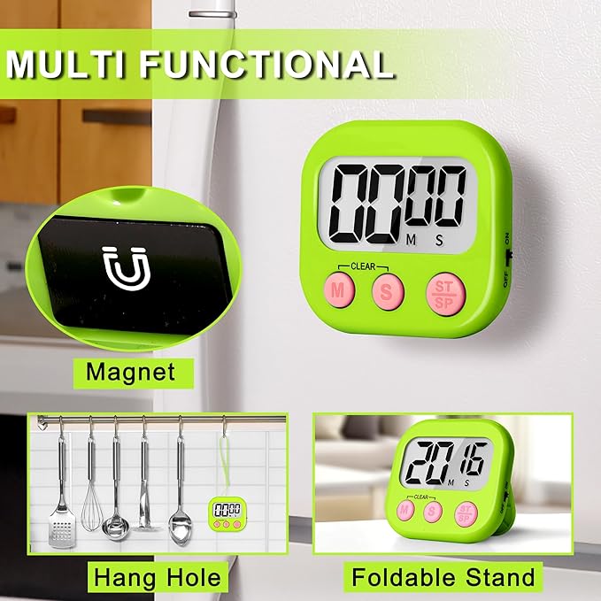 ZILLEEN Classroom Timer for Kids Teachers 2 Pack Digital Timers - Image 3