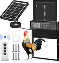 Sakerplus Automatic Chicken Coop Door Solar Powered, Automatic Chicken Door by SakerPlus