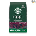 Starbucks Ground Coffee, Dark Roast Hot or Iced Coffee, French Roast, Six 18 oz by StarbucksCoffee