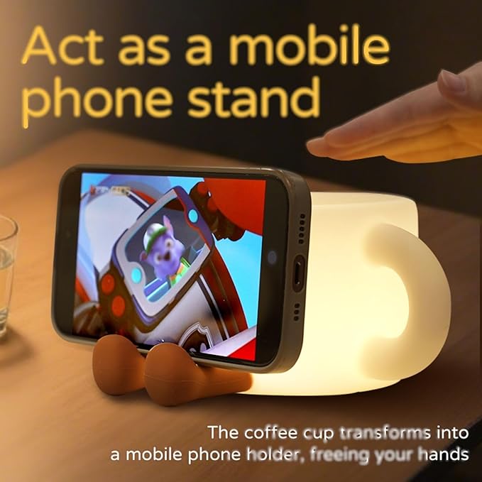 QANYI Coffee Cup Night Light, Gifts - Image 4
