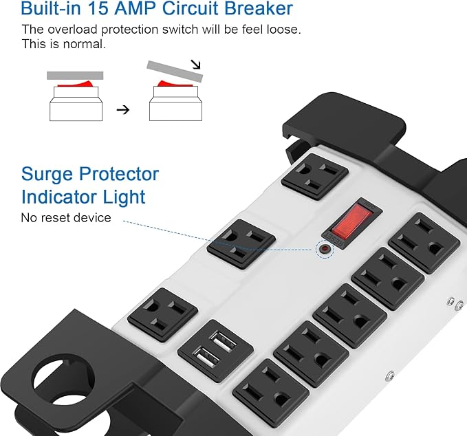 CCCEI Heavy Duty Power Strip - Image 3