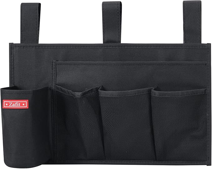 Zafit Hanging Bedside Caddy, Bedside Storage Organizer - Image 4