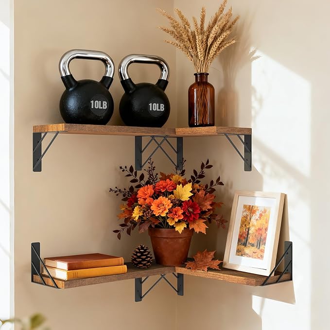 BAYKA Wall Shelves for Bedroom Decor, Floating Shelves for Wall Living Room - Image 7