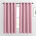 NICETOWN Room Darkening Bedroom Curtains 63 inches Long, Window Treatment by NICETOWN