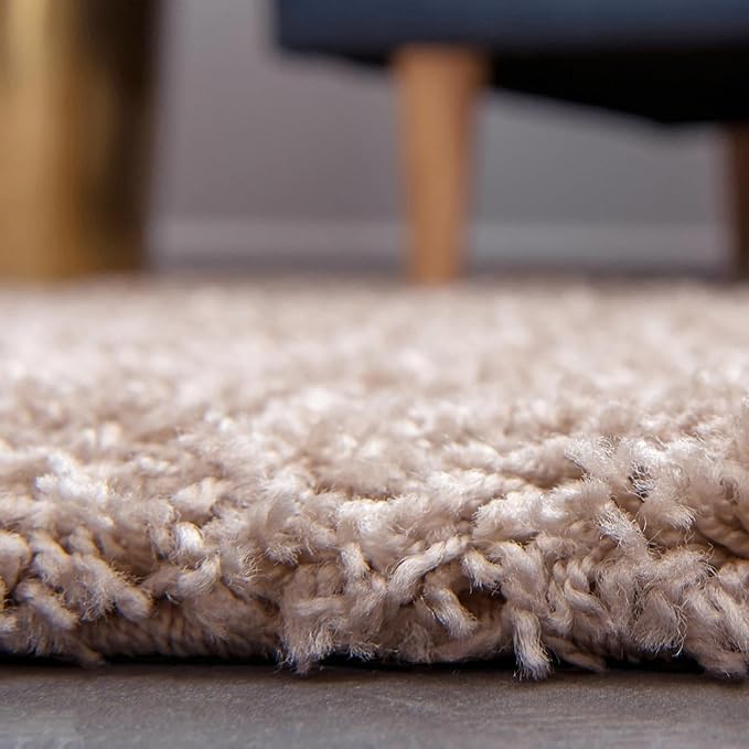 Unique Loom Solid Shag Collection Area Rug - Image 3
