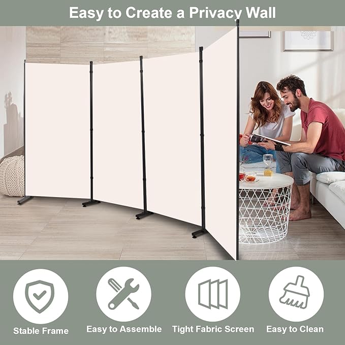 Room Divider Folding Privacy Screens - Image 5