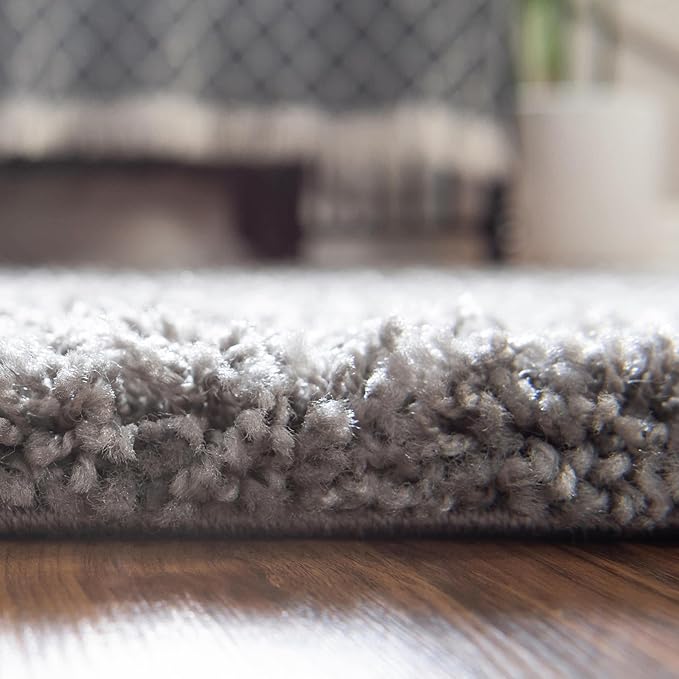 Unique Loom Solid Shag Collection Area Rug - Image 11