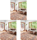 Loloi II Layla Collection, Mocha/Blush, Accent Rug, Vintage Inspired, Distressed by Loloi