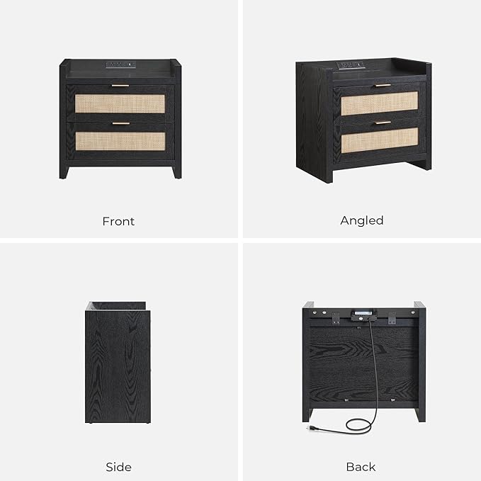 SICOTAS Night Stand Bedside Table - Image 9