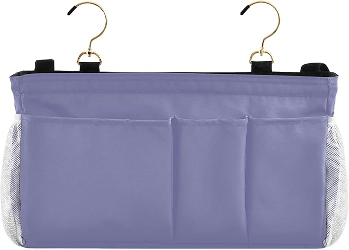 Purple Bedside Caddy Storage Bag Bedside Organizer - Image 2