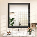 SMIROR Matte Black Bathroom Mirror by SMIROR