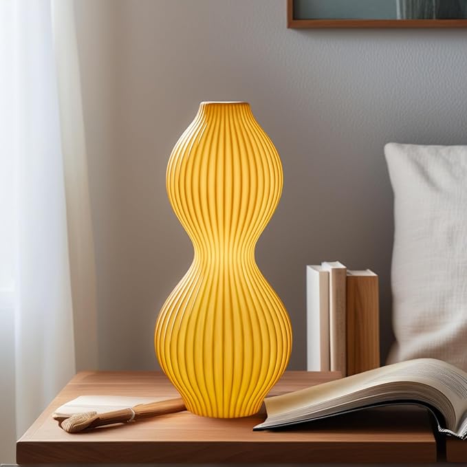 RONDURE 15.8" Modern Ceramic Table Lamp, Fully Dimmable Modern Bedside Lamps - Image 5
