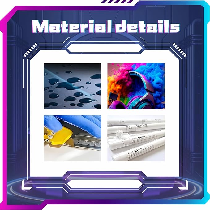 Canvas Wall Art Poster Decor, Paintings Art Game Controller Color Splash Ink - Image 8