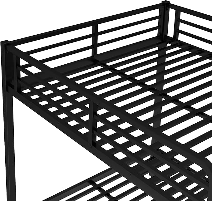 Upgraded Version Thicken Stronger Metal Heavy-Duty Full Over Full Bunk Bed - Image 8