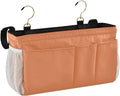 KOPIRIT Orange Bedside Caddy Storage Bag Bedside Organizer by KOPIRIT