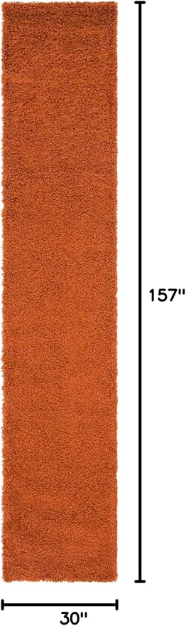 Unique Loom Solid Shag Collection Area Rug - Image 2