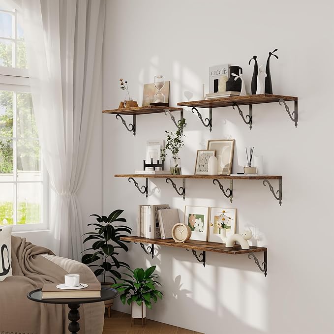 Dreamland Deep Floating Shelves, Wide Display Shelf Wall Mounted - Image 6