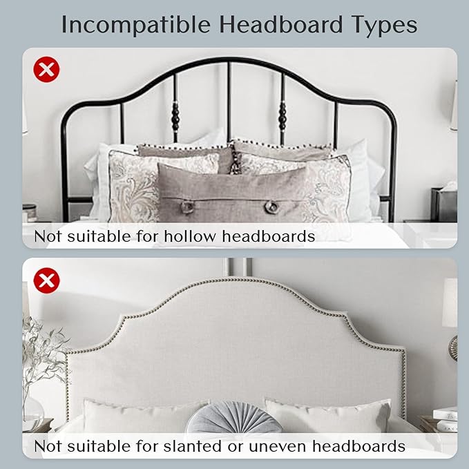 Solfres Patented Innovative Design Headboard Reading Light. No Drilling Golden - Image 5