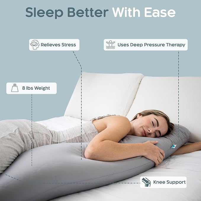 Weighted Body Pillow 8lbs - Image 2