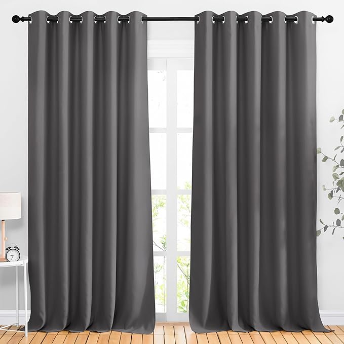 NICETOWN Bedroom Blackout 110 inch Curtains by NICETOWN