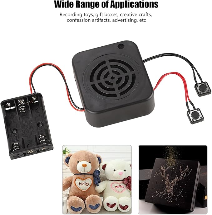 Estink Voice Recording Box, 2/4 Minutes 3W DIY Voice Recording Box Playback - Image 2