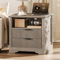 Farmhouse Fluted End Table by RALGEND