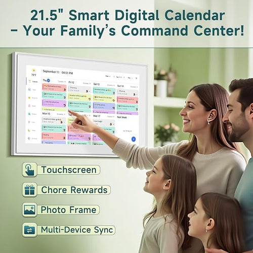 21.5 Inch Smart Digital Calendar – Electronic Chore Chart & Planner - Image 2