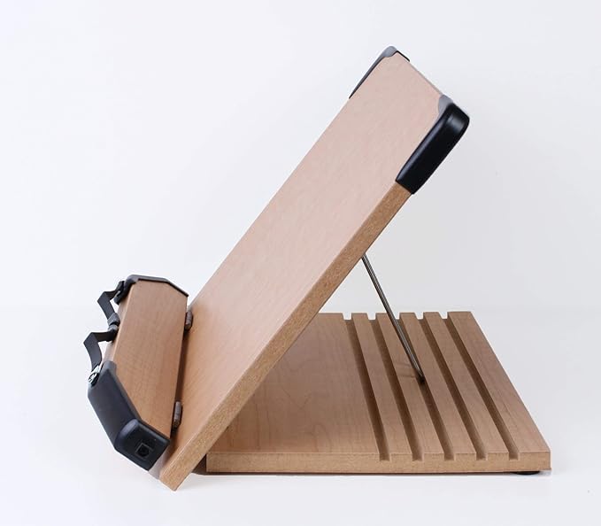 A+ Book Stand BS1500 11.8x8.5 Portable Adjustable Foldable Bookstand Holder - Image 4