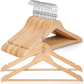 TOPIA HANGER Wooden Hangers 30 Pack, Space Saving Coat Hanger by TOPIAHANGER