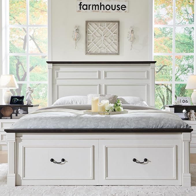 Farmhouse Queen Size Bed Frame - Image 3