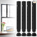 Gadgetzan 4 Pack Window Security Bars Adjustable 11"-18", Portable Short by Ourproductsarededicatedtobringingyouconvenience