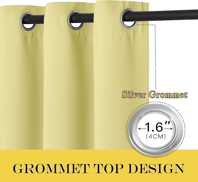 NICETOWN Sliding Door Curtain 108 Inches Long - Image 5