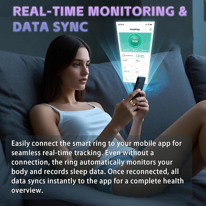Health Fitness Tracker Ring for Women Men – Smart Ring - Image 5