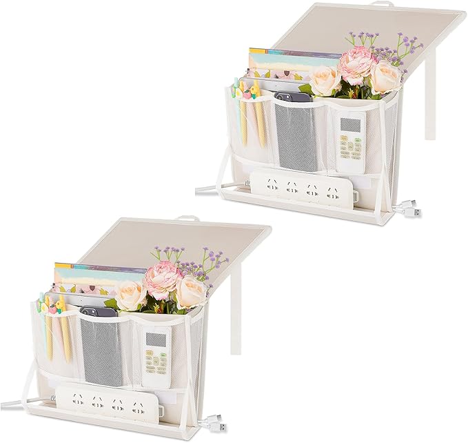 Bedside Caddy Bedside Storage Organizer Bedside Organizer by Retyion