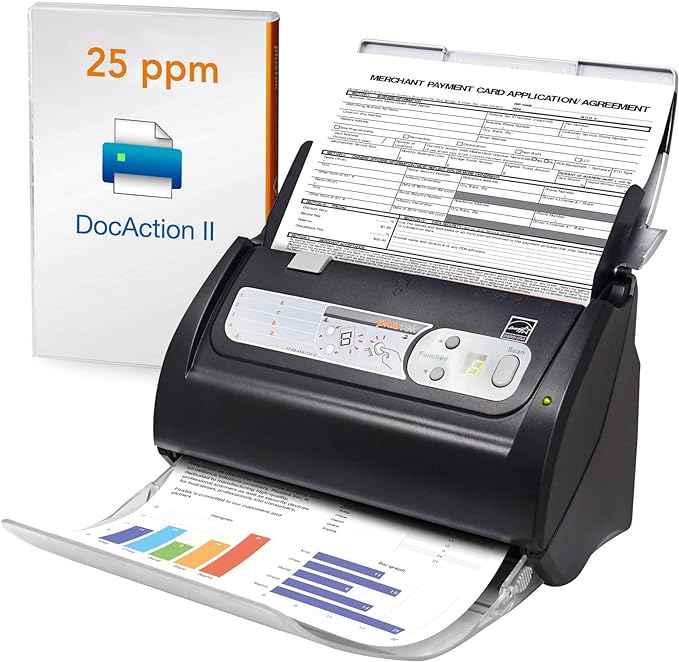 Plustek PS186 Desktop Document Scanner, by Plustek