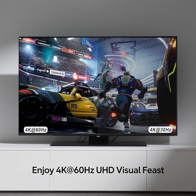 5-in-1 HDMI Converter with 4k@60Hz HDMI Switch & Infrared Remote Control - Image 5