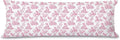 Pink Chinoiserie Golden Doodle Dog 20x54 Body Pillow Cover by Unknown