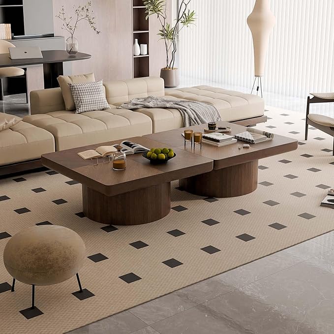 Modern Square Coffee Table - Image 6