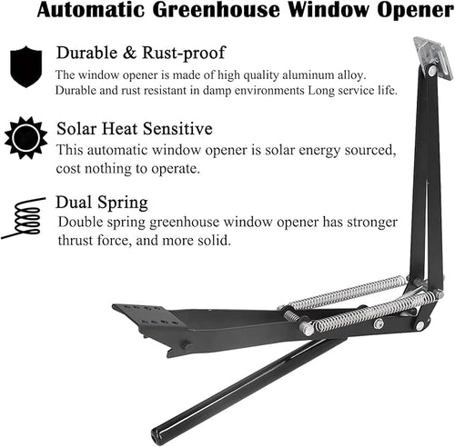 1X Auto Vent Opener Solar Automatic Window Opener - Image 2