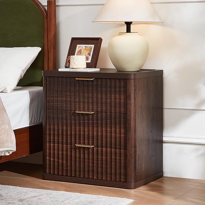 LEYAOYAO 23" Wide Fluted Night Stand - Image 2