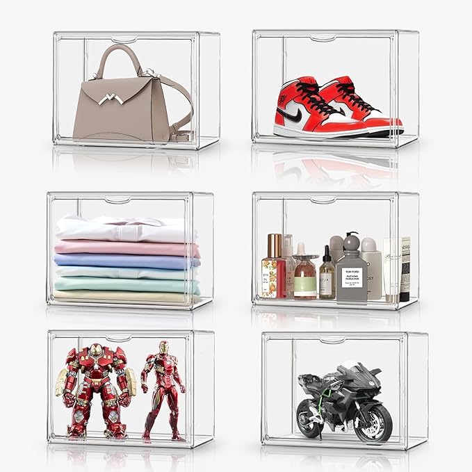 5 Pcs Super Large Acrylic Display Case Purse Handbag Storage Organizer - Image 6